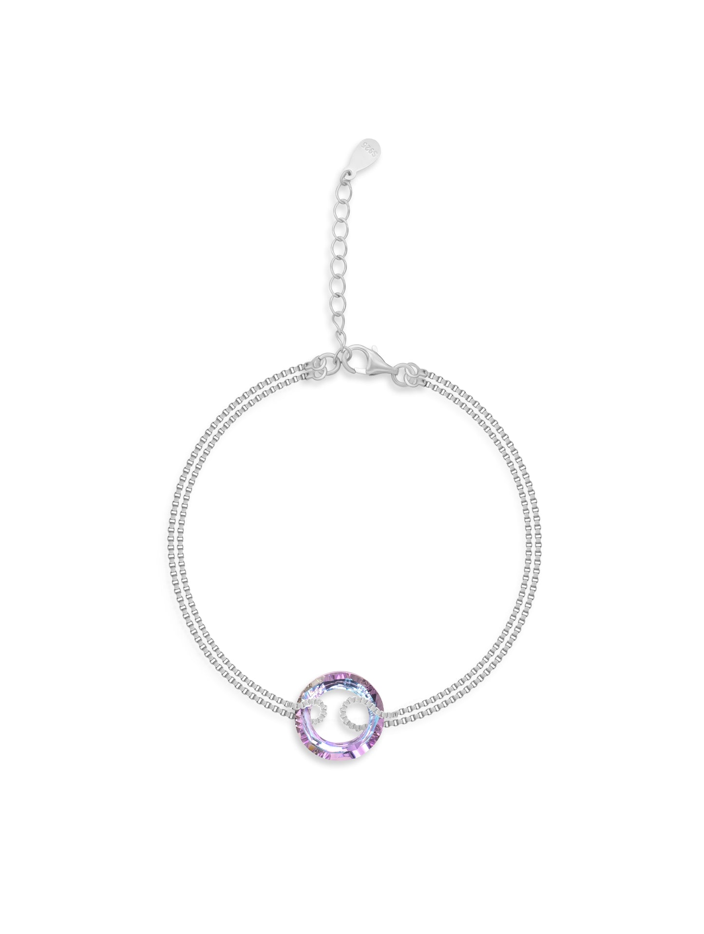 Rainbow Colored Stone Bracelet