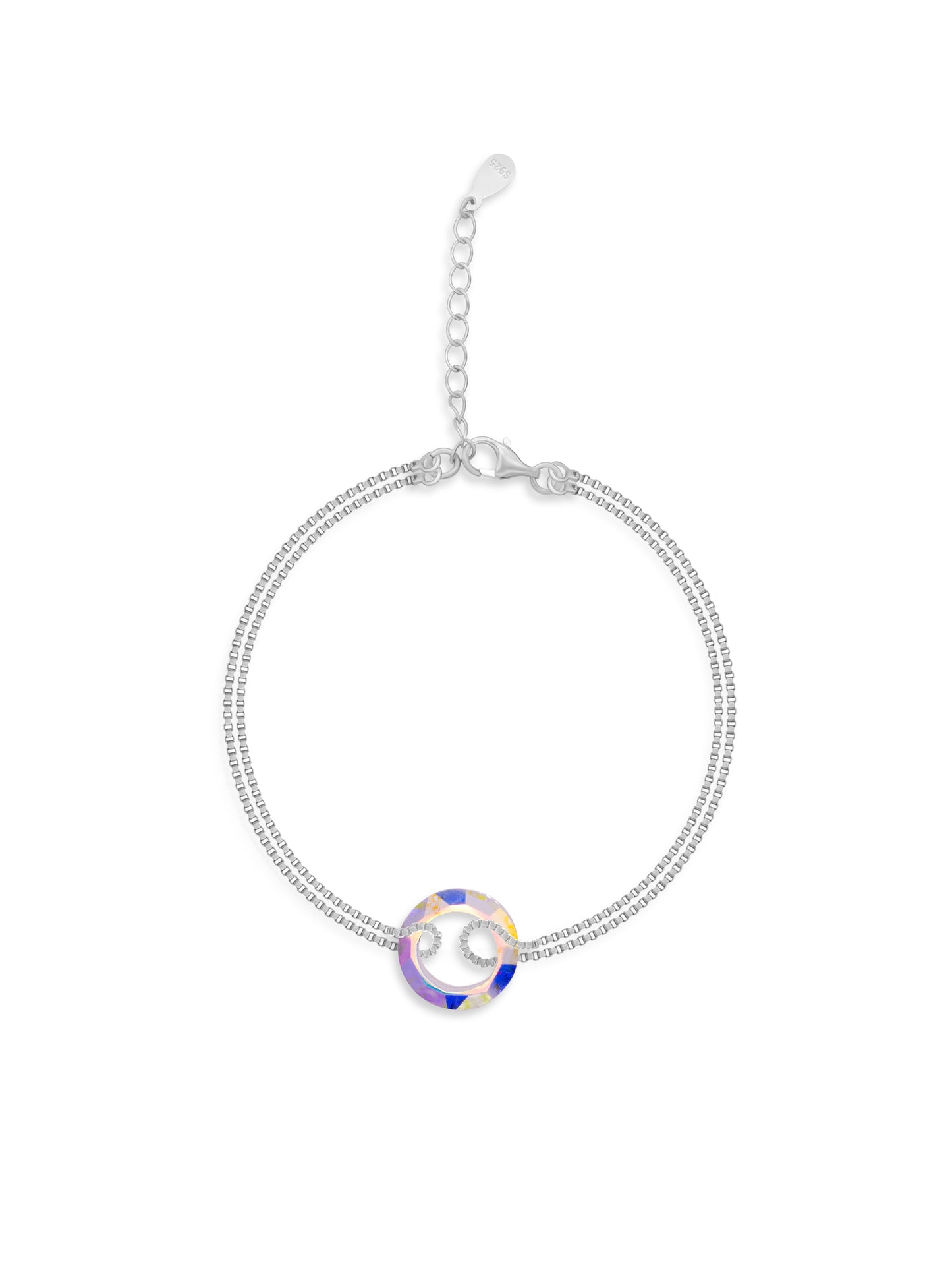 Rainbow Colored Stone Bracelet
