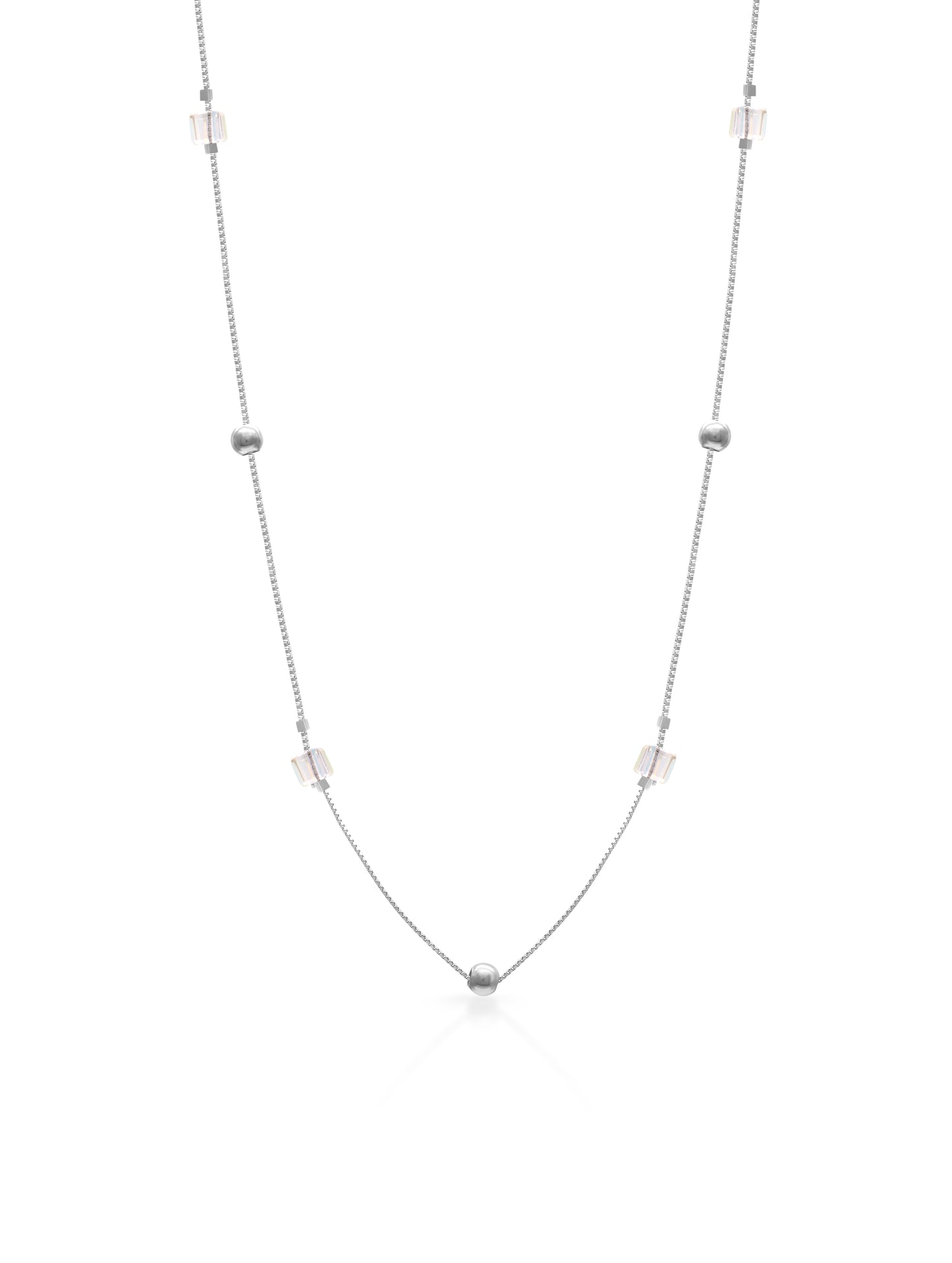 Crystal Cubes charm chain