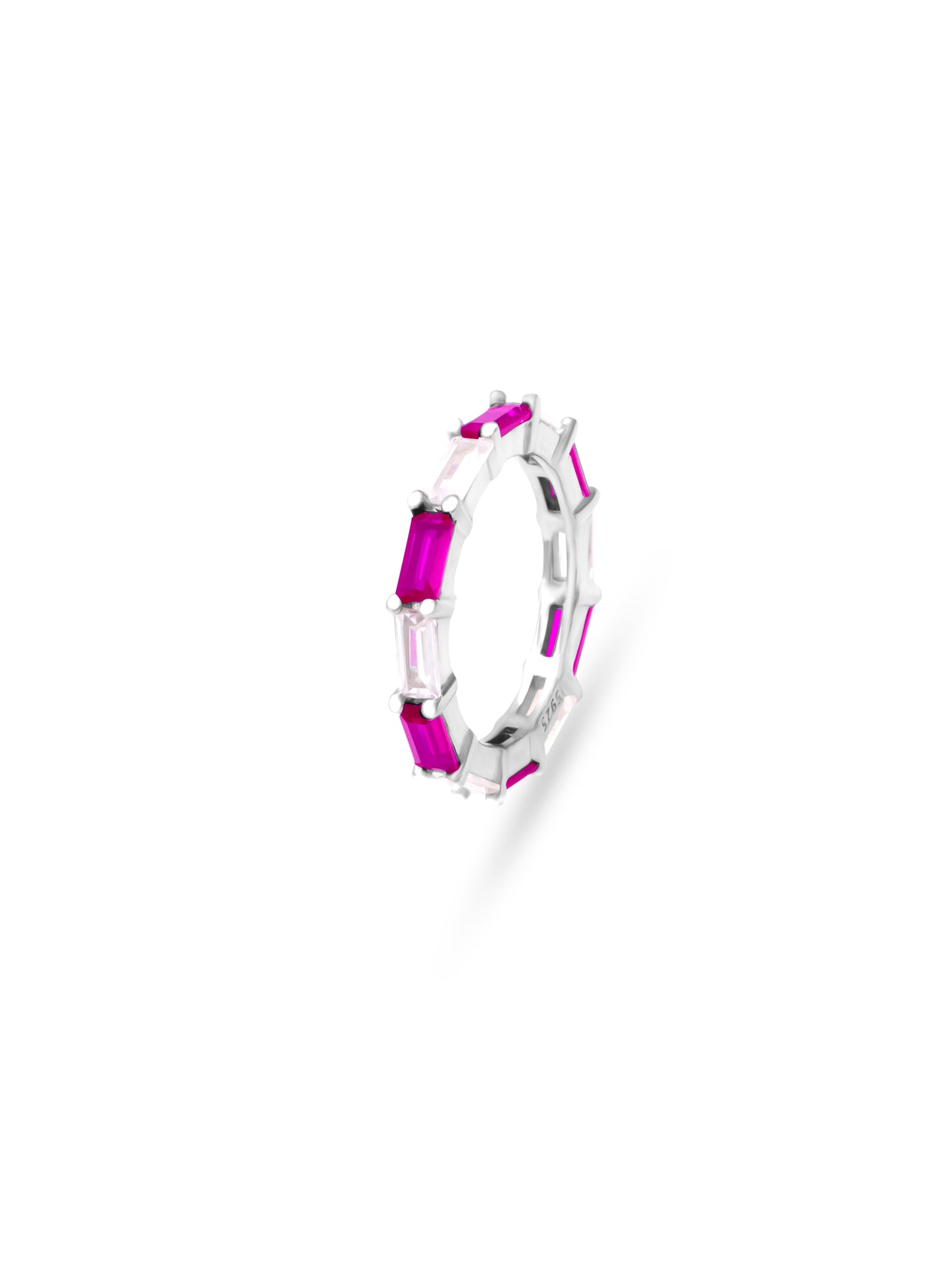 Raspberry Radiance Ring Band