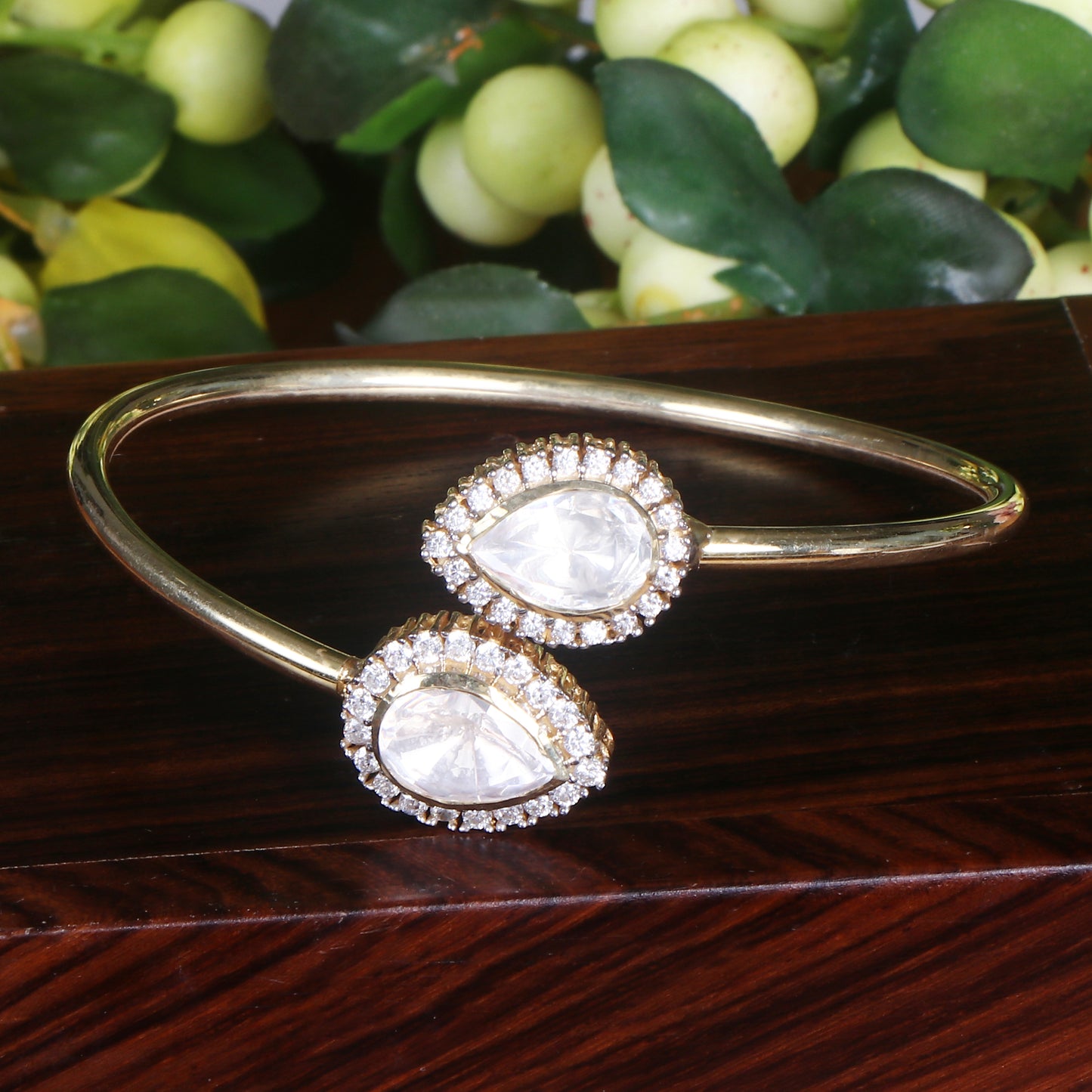 Royal Polki Twists and Turns Bracelet