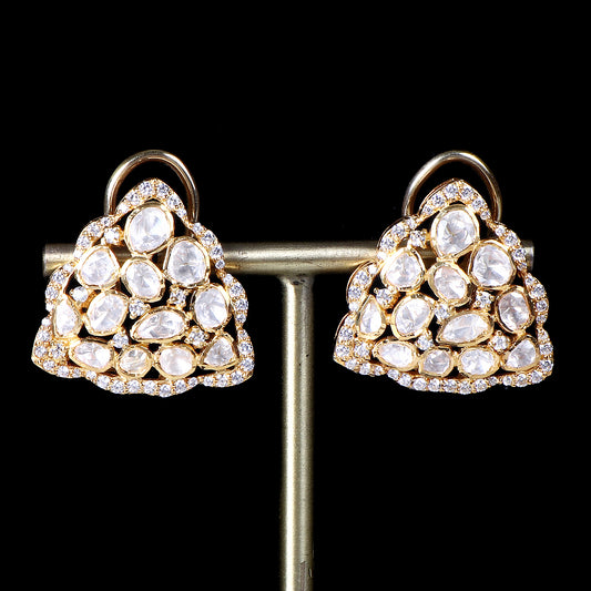 Triangle and Cubic Zirconia Studs
