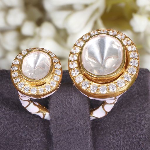 Moissanite Party Wear Ring