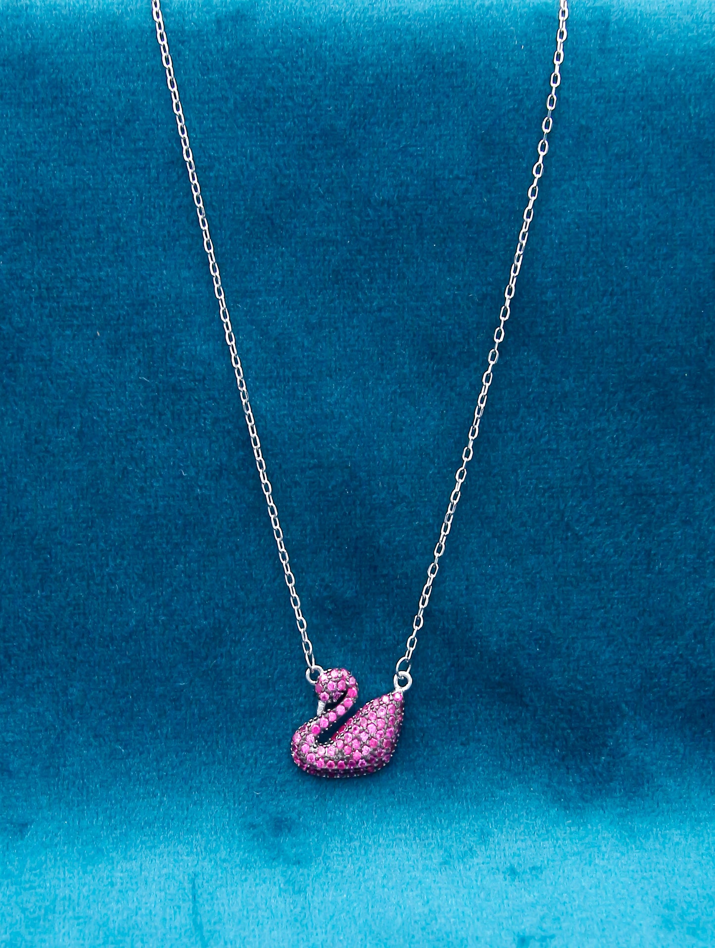 Roseate Swan Pendant Chain