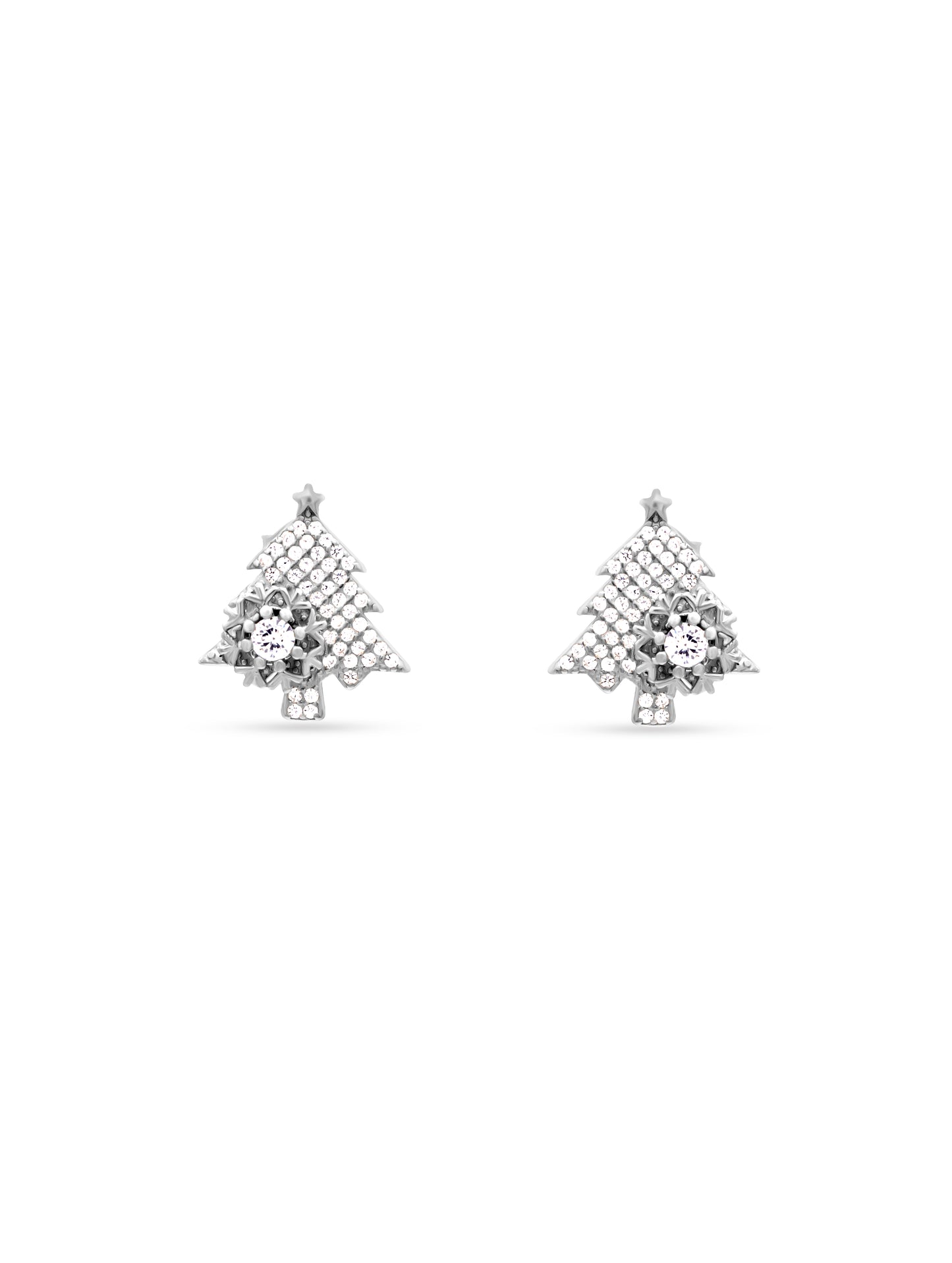 Glittering Pine Bling Studs