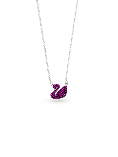 Roseate Swan Pendant Chain