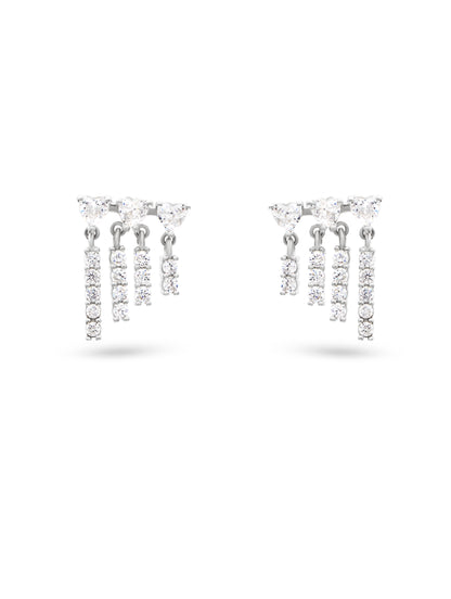 Starlight Zircon Swing Earrings