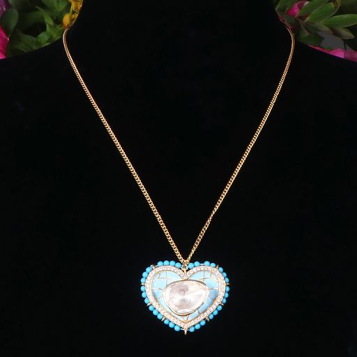 Heart shaped Chain Pendant