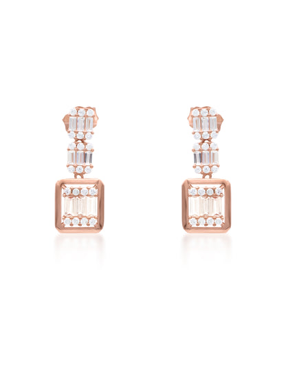 Classic Elegance in White Earrings