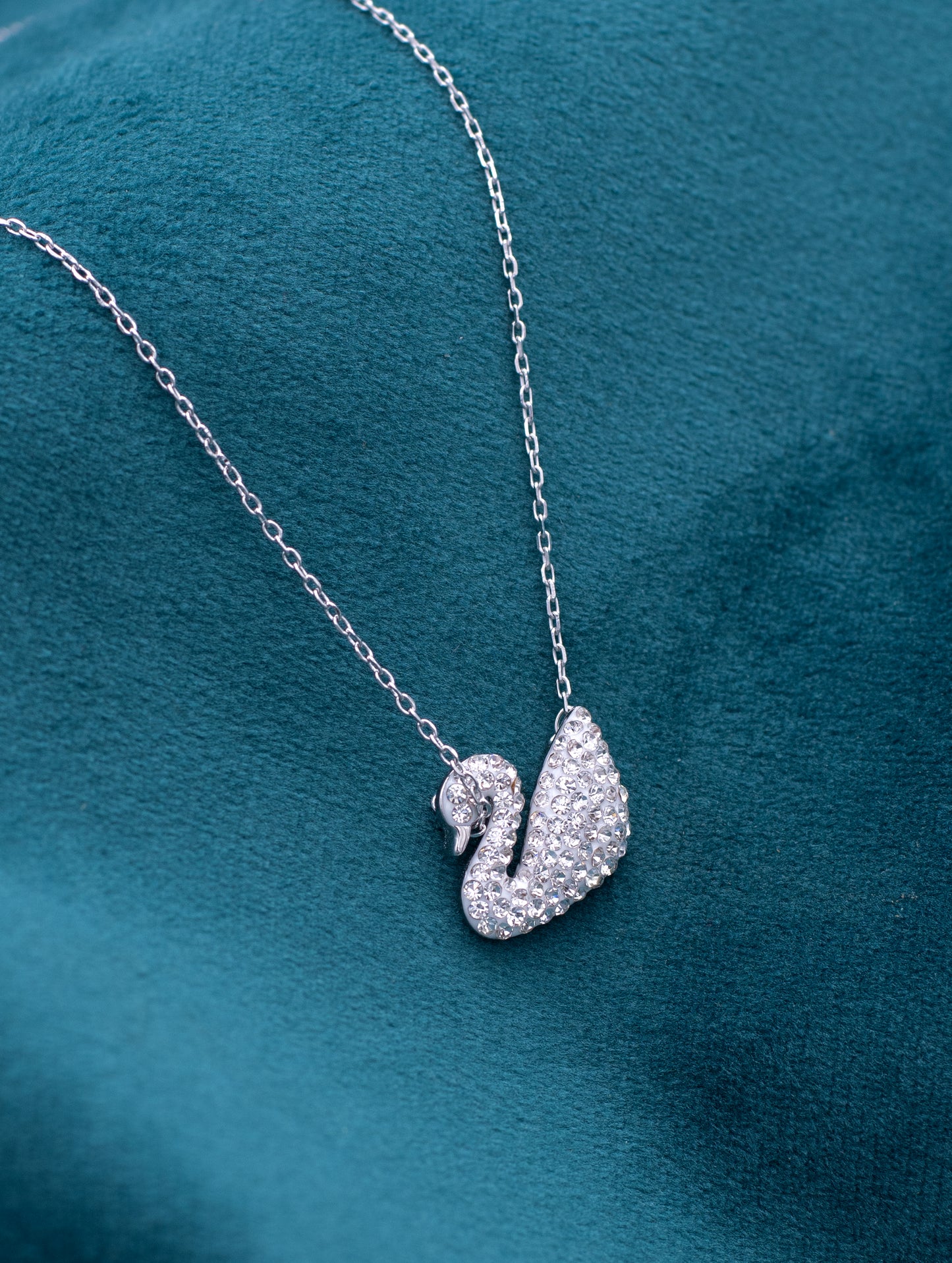 Swarovski Swan Pendant Chain