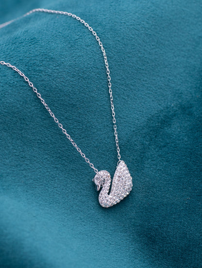 Swarovski Swan Pendant Chain