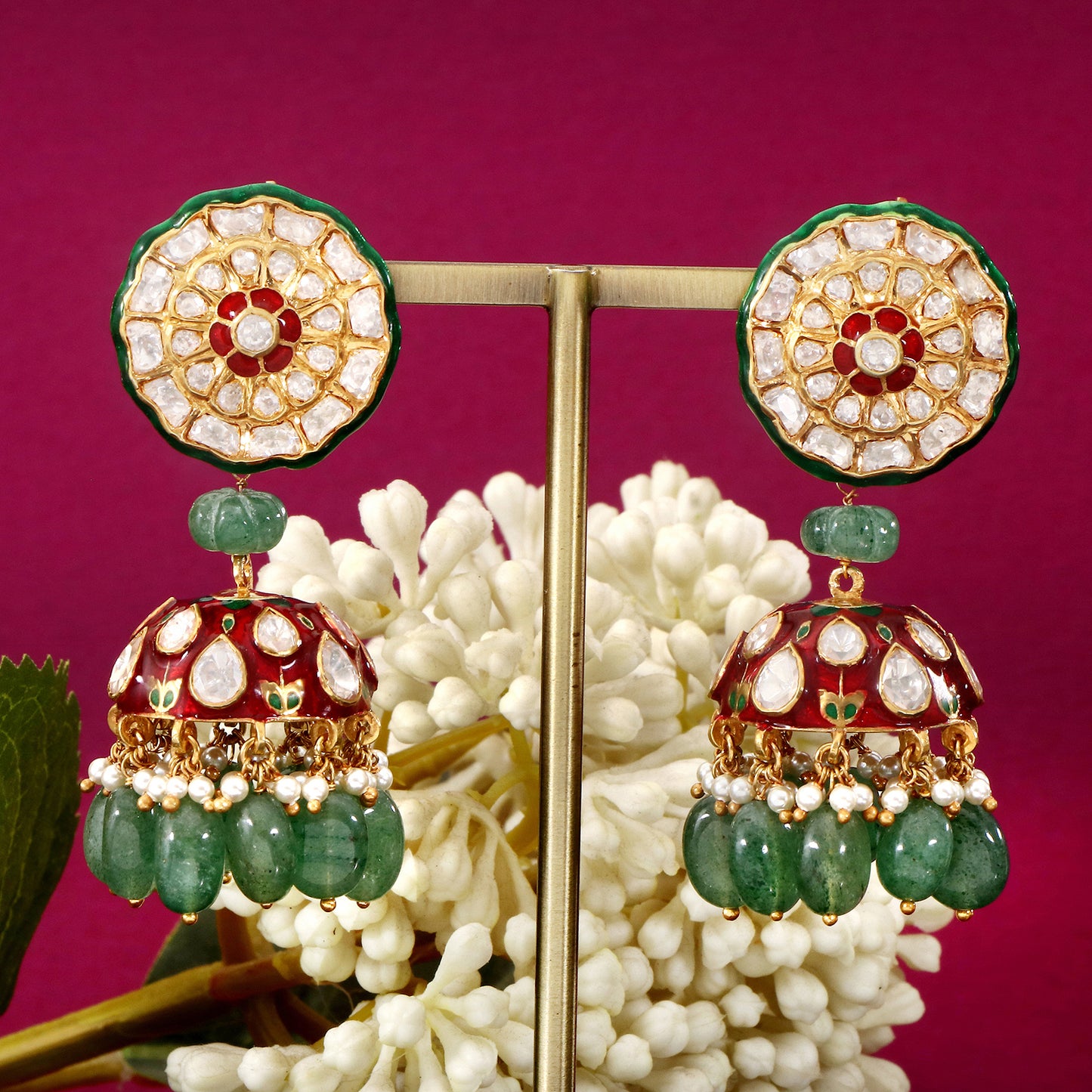 Regal Red Jhumki