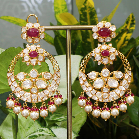 Ruby and Pearl Chandbali Ensemble