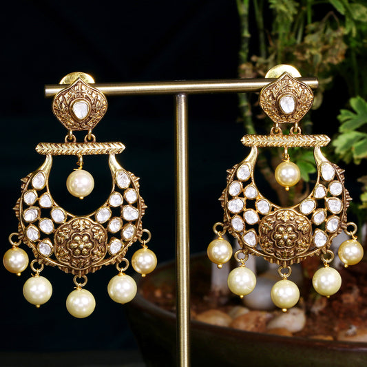 Luxury Pearl Chandbali