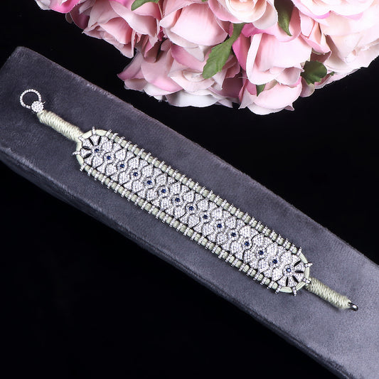 Ivory Elegance - Thread Bracelet