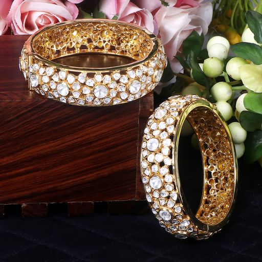 Royal Polki Treasure Bangles