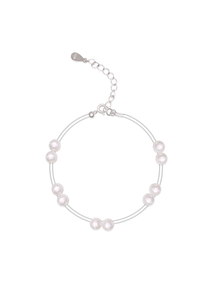 Ocean's Whisper Pearl Bracelet