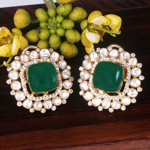 Royal Green Emerald Studs