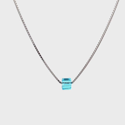 Blue Crystal Chain