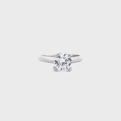 The Timeless Solitaire Charm Ring