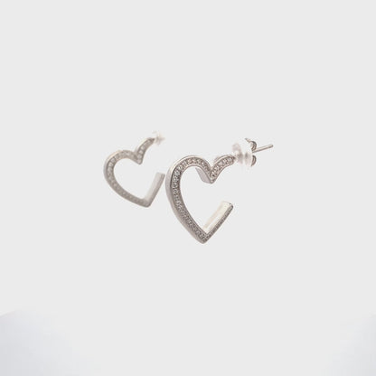 Sentiments In Silver Earrings