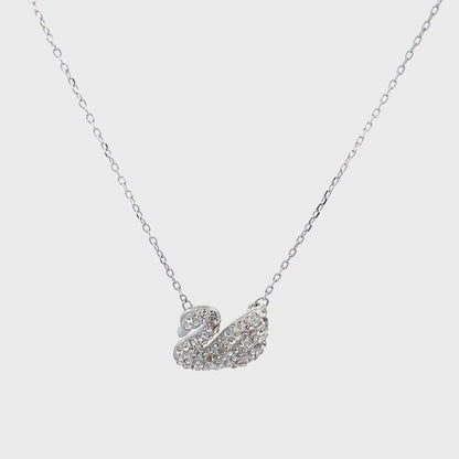 Swarovski Swan Pendant Chain