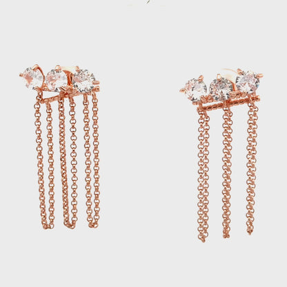 Dangling Chain Delight Earrings