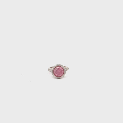 Garnet Rose Garden Ring