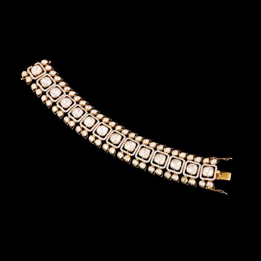 Golden Polki Radiance Bracelet